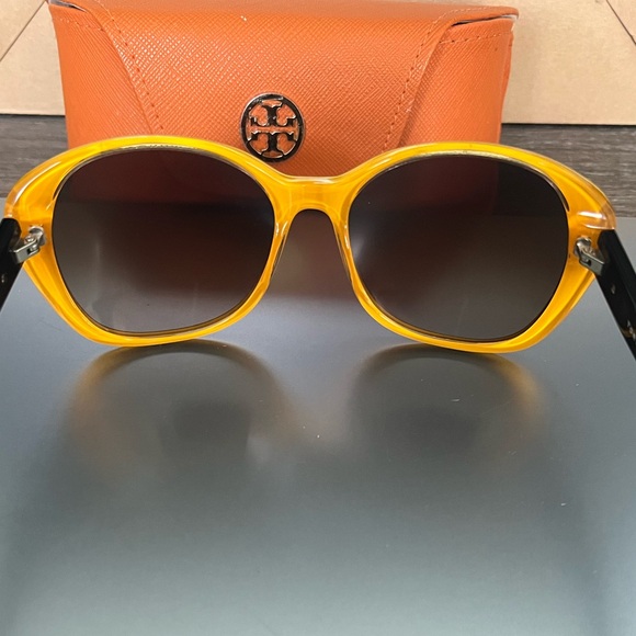 Tory Burch Dark Tortoise Sunglasses - Picture 8 of 10